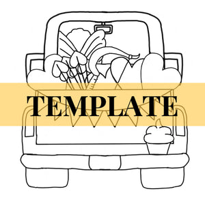 Cupid’s Truck TEMPLATE