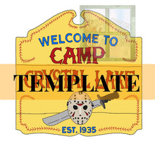 Load image into Gallery viewer, Camp Crystal Lake Template