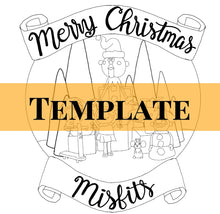 Load image into Gallery viewer, Misfit Christmas TEMPLATE