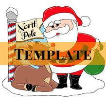 Load image into Gallery viewer, Santa &amp; Rudolph TEMPLATE