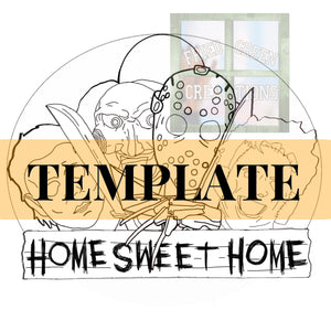 Halloween Home Sweet Home Template