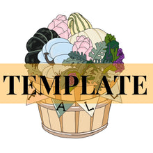 Load image into Gallery viewer, Fall Basket TEMPLATE