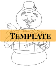 Load image into Gallery viewer, Sam the Snowman TEMPLATE