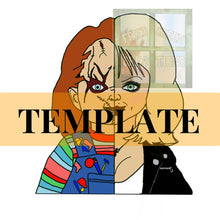 Load image into Gallery viewer, Chucky &amp; Tiffany Template