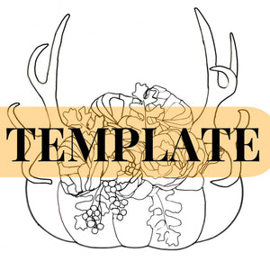 Pumpkin & Antlers TEMPLATE