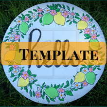 Load image into Gallery viewer, Lemon &amp; Lime Fruit Round TEMPLATE