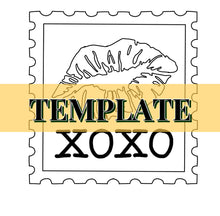 Load image into Gallery viewer, Valentine’s Stamp TEMPLATE