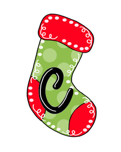 Christmas Stocking Door Hanger